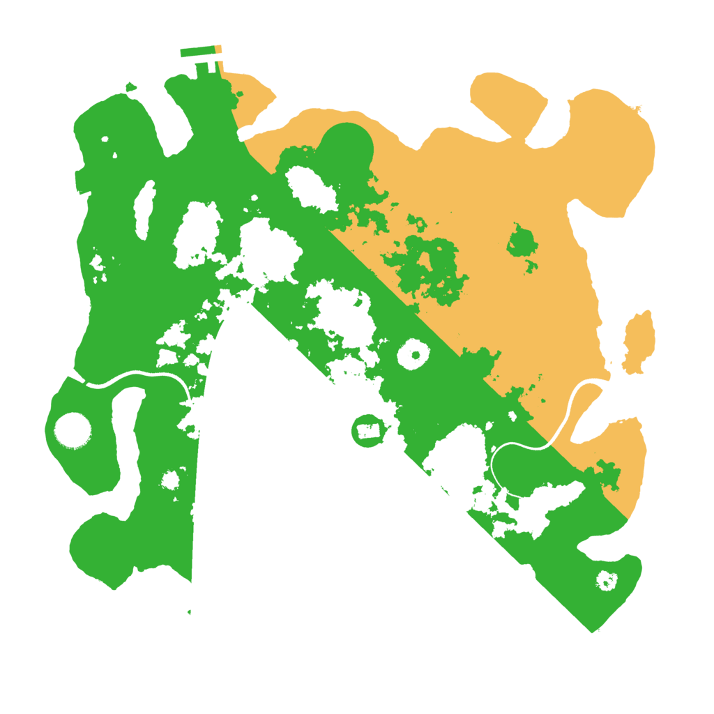 Biome Rust Map: Procedural Map, Size: 3500, Seed: 65897547