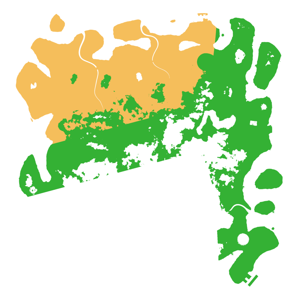 Biome Rust Map: Procedural Map, Size: 4500, Seed: 669038482