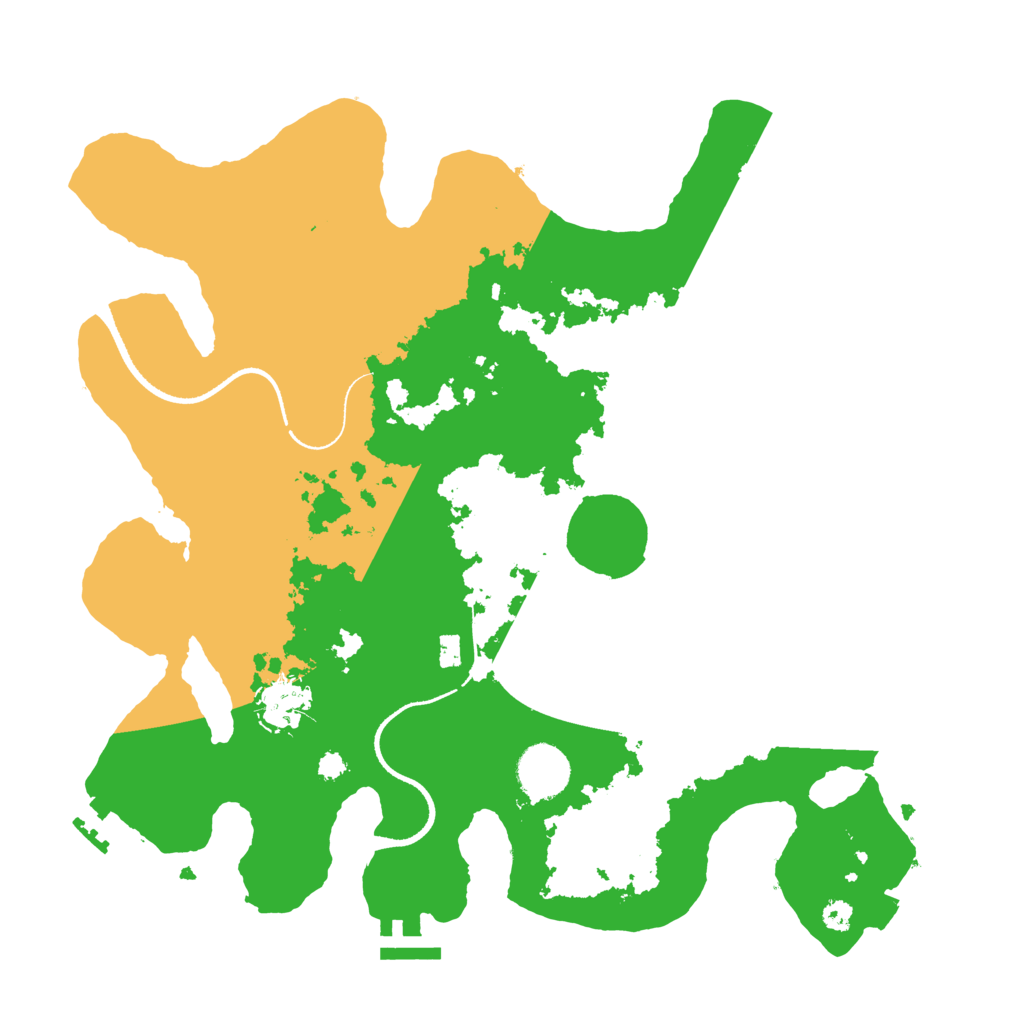 Biome Rust Map: Procedural Map, Size: 3400, Seed: 6242021