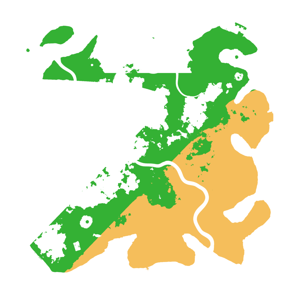 Biome Rust Map: Procedural Map, Size: 3500, Seed: 930904