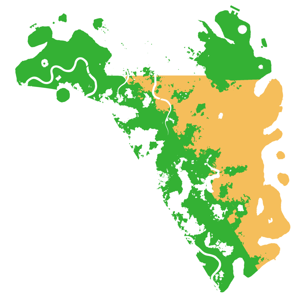 Biome Rust Map: Procedural Map, Size: 6000, Seed: 9111992