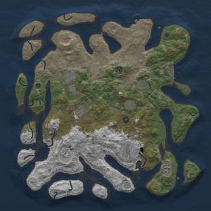 Thumbnail Rust Map: Procedural Map, Size: 4500, Seed: 67, 16 Monuments