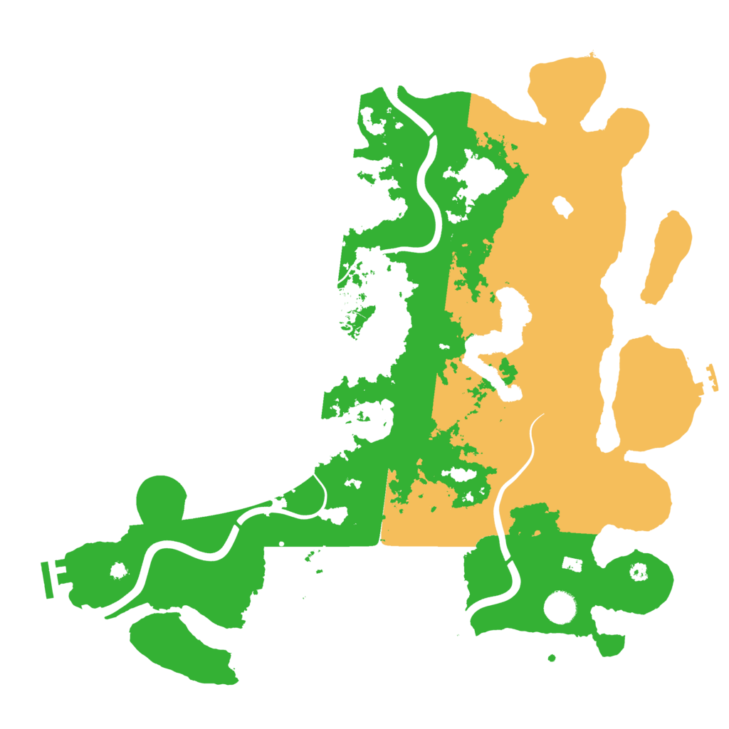 Biome Rust Map: Procedural Map, Size: 4000, Seed: 329499