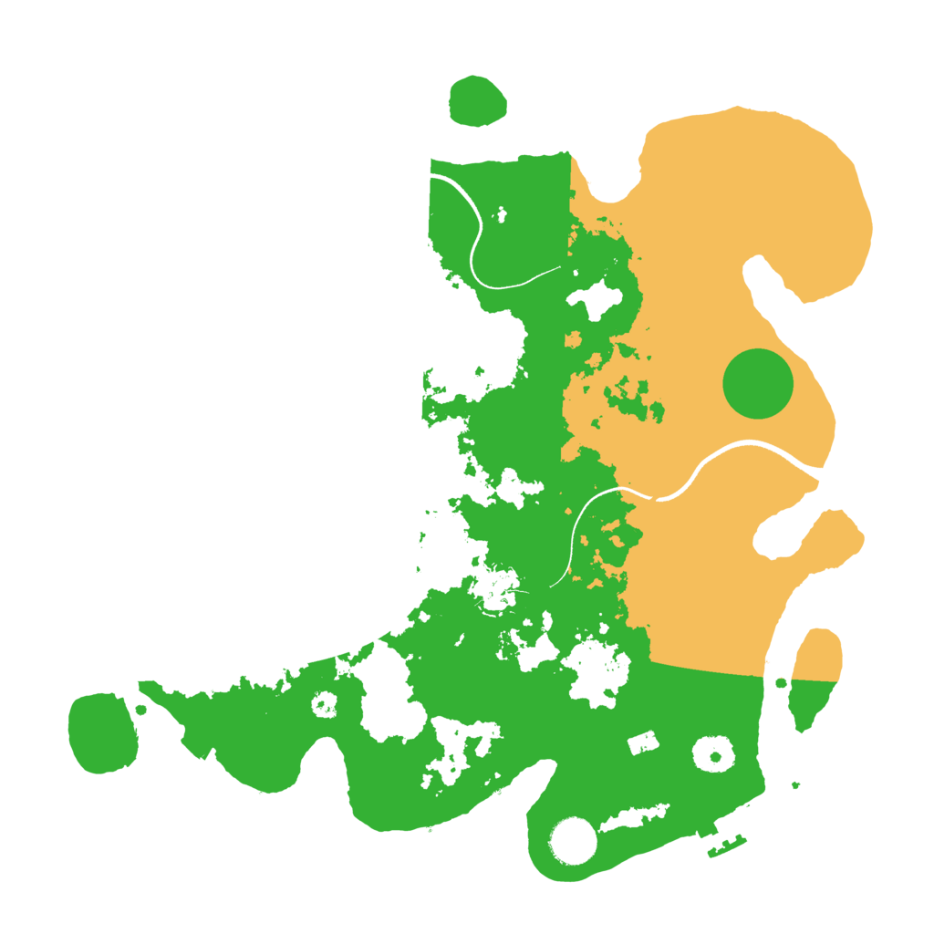 Biome Rust Map: Procedural Map, Size: 3500, Seed: 1320054381