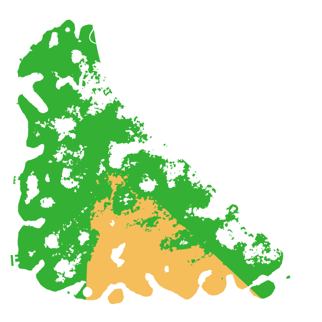 Biome Rust Map: Procedural Map, Size: 6000, Seed: 8007057