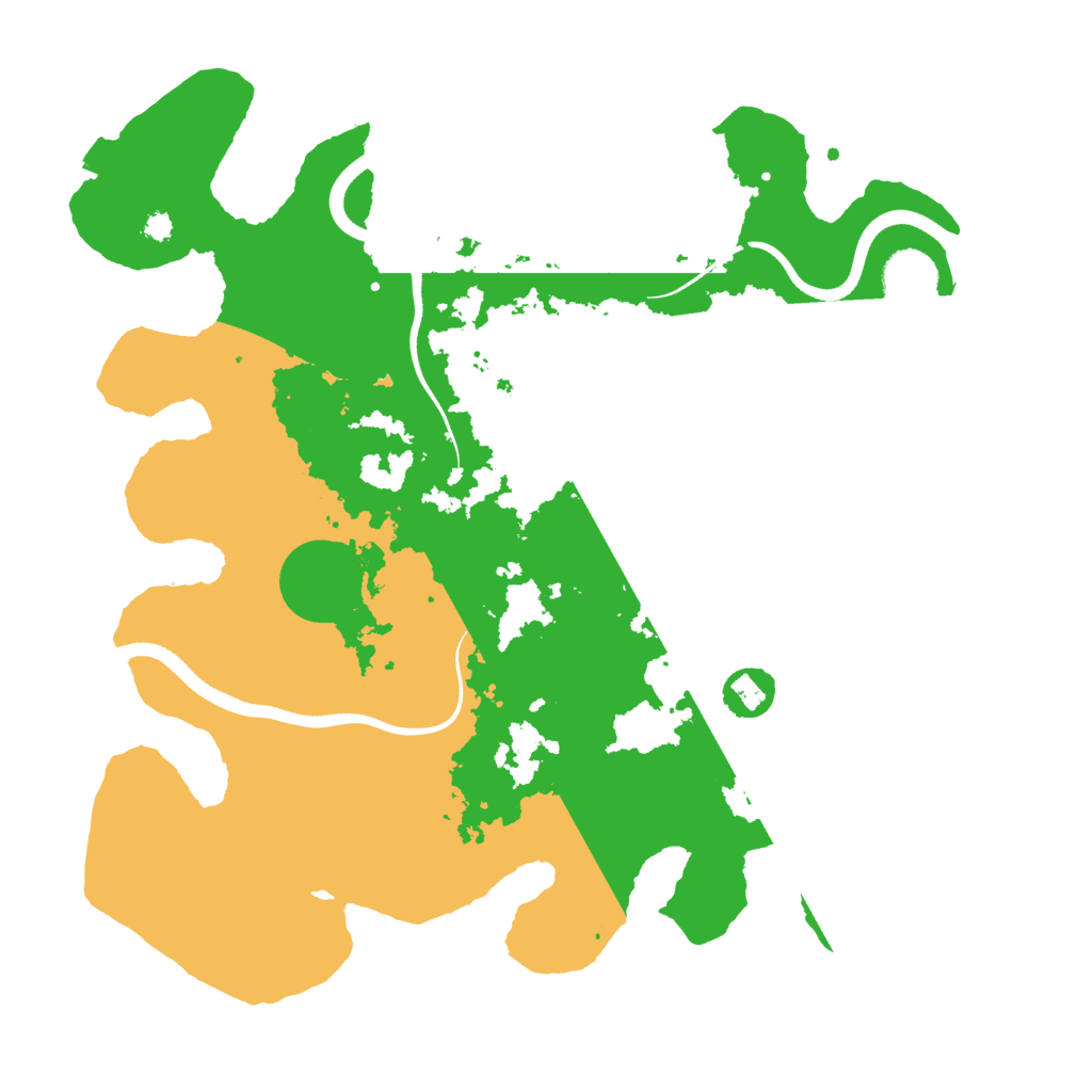 Biome Rust Map: Procedural Map, Size: 3500, Seed: 849198