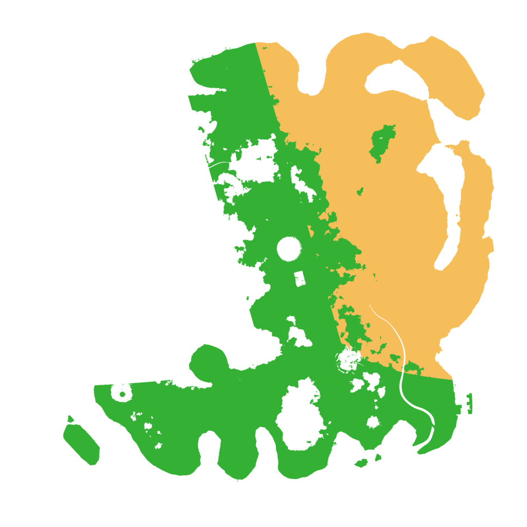 Biome Rust Map: Procedural Map, Size: 3850, Seed: 37401