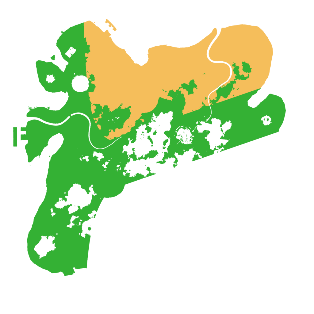 Biome Rust Map: Procedural Map, Size: 3300, Seed: 273637