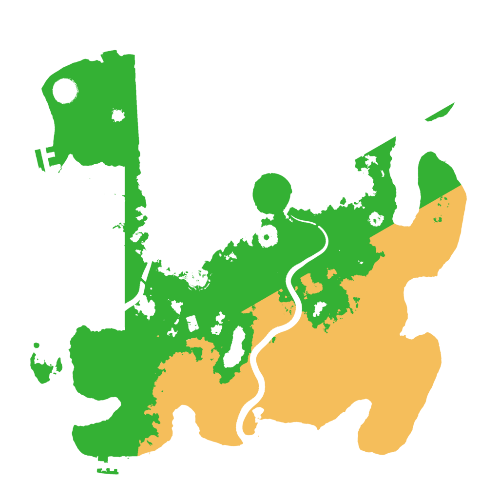 Biome Rust Map: Procedural Map, Size: 3525, Seed: 223052