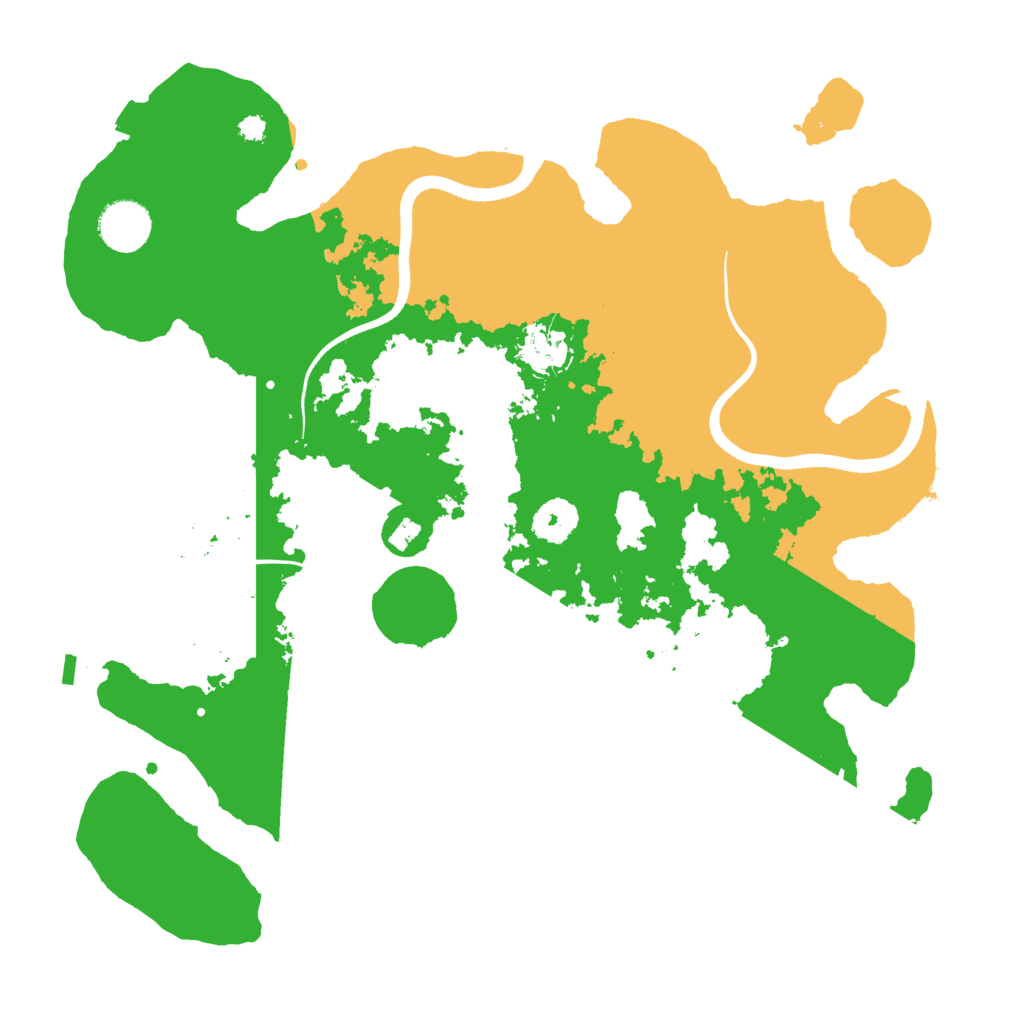 Biome Rust Map: Procedural Map, Size: 3500, Seed: 911348