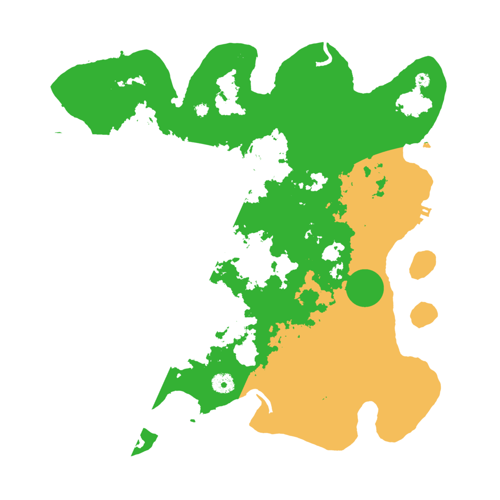 Biome Rust Map: Procedural Map, Size: 3500, Seed: 431004