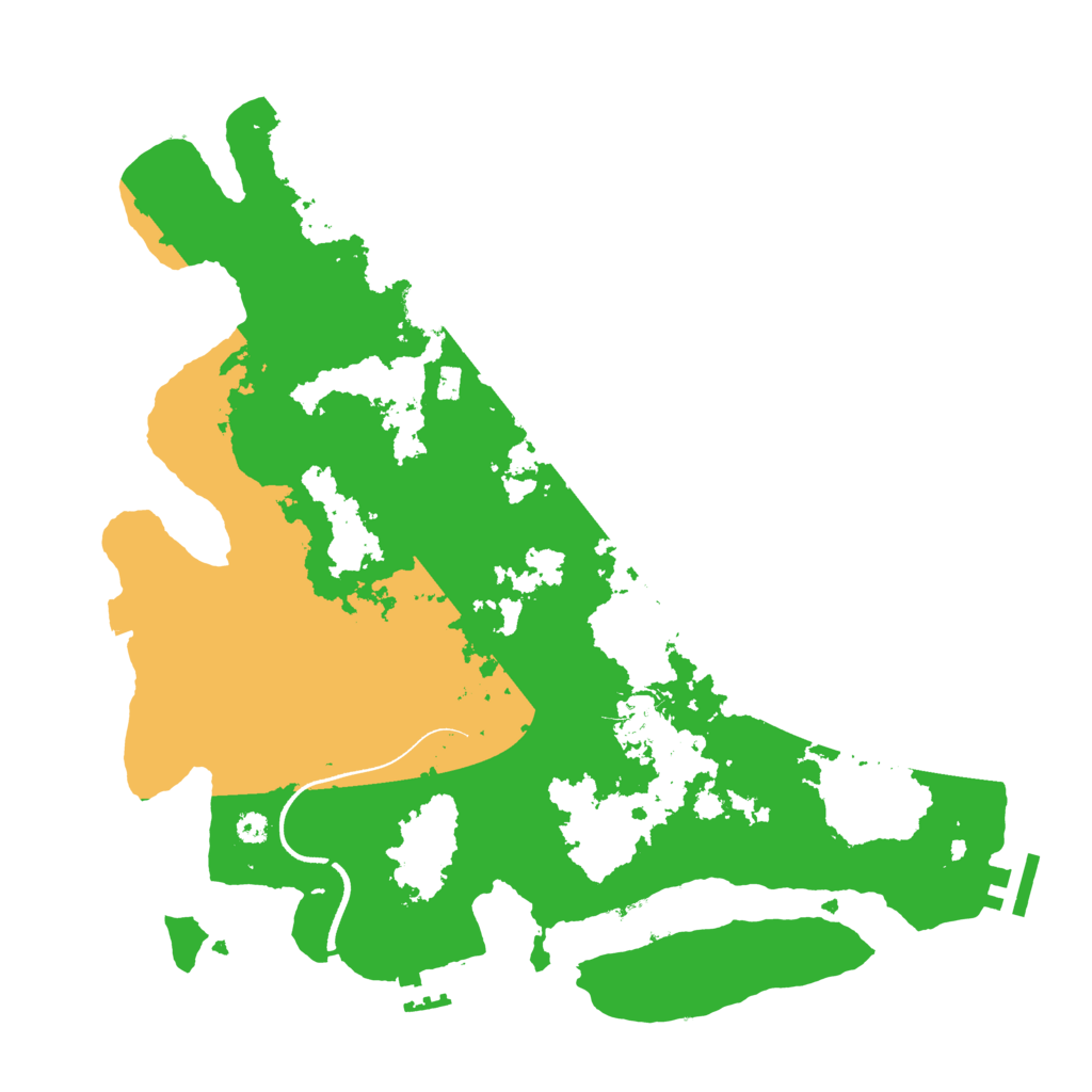 Biome Rust Map: Procedural Map, Size: 3500, Seed: 260677