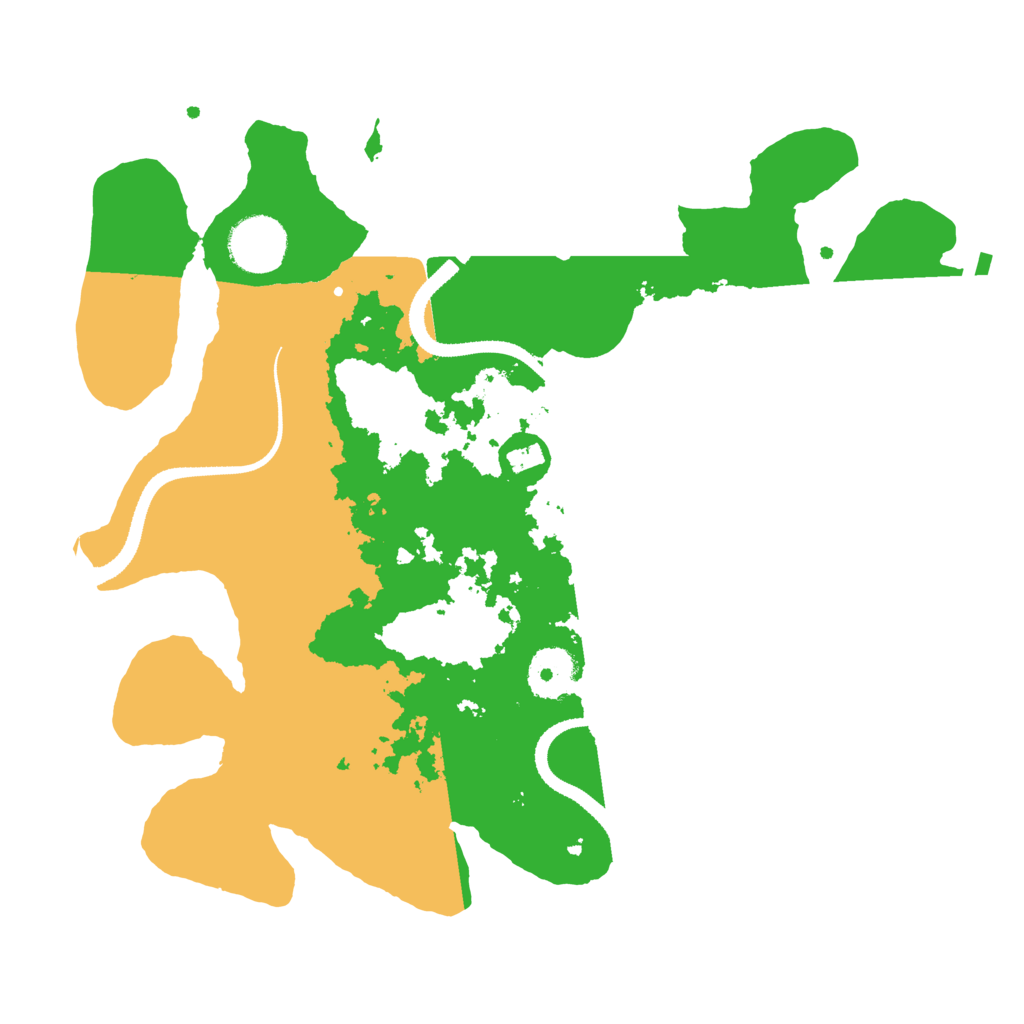 Biome Rust Map: Procedural Map, Size: 3200, Seed: 202021