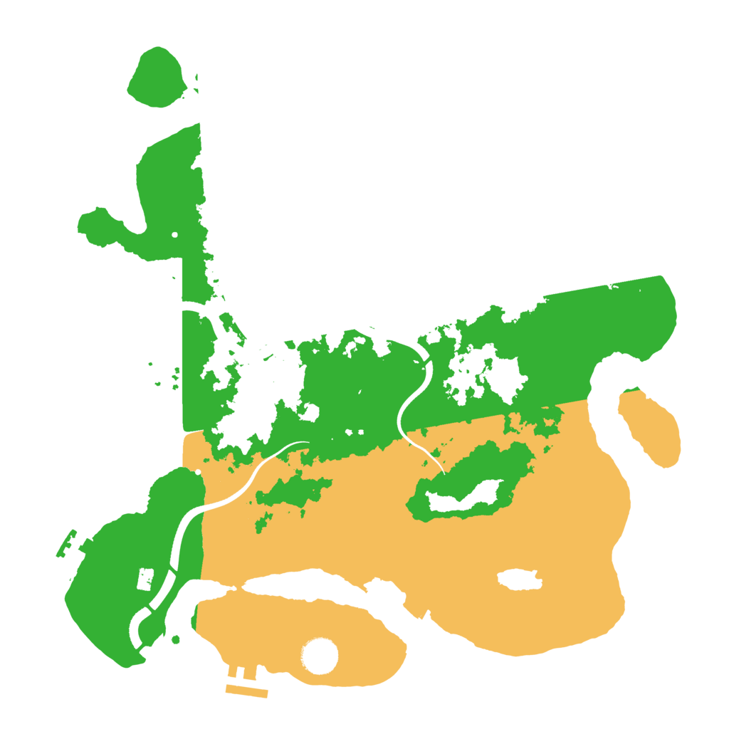 Biome Rust Map: Procedural Map, Size: 3500, Seed: 321340