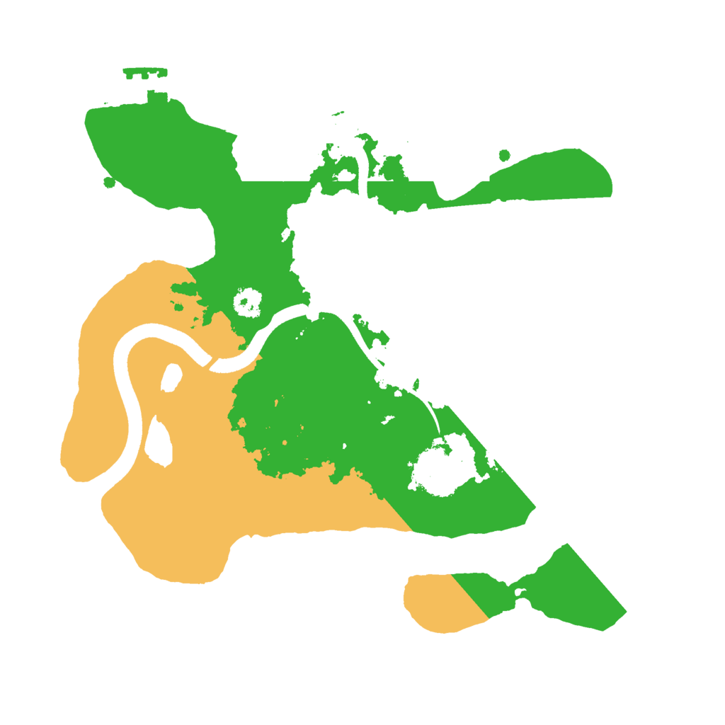 Biome Rust Map: Procedural Map, Size: 2500, Seed: 505963