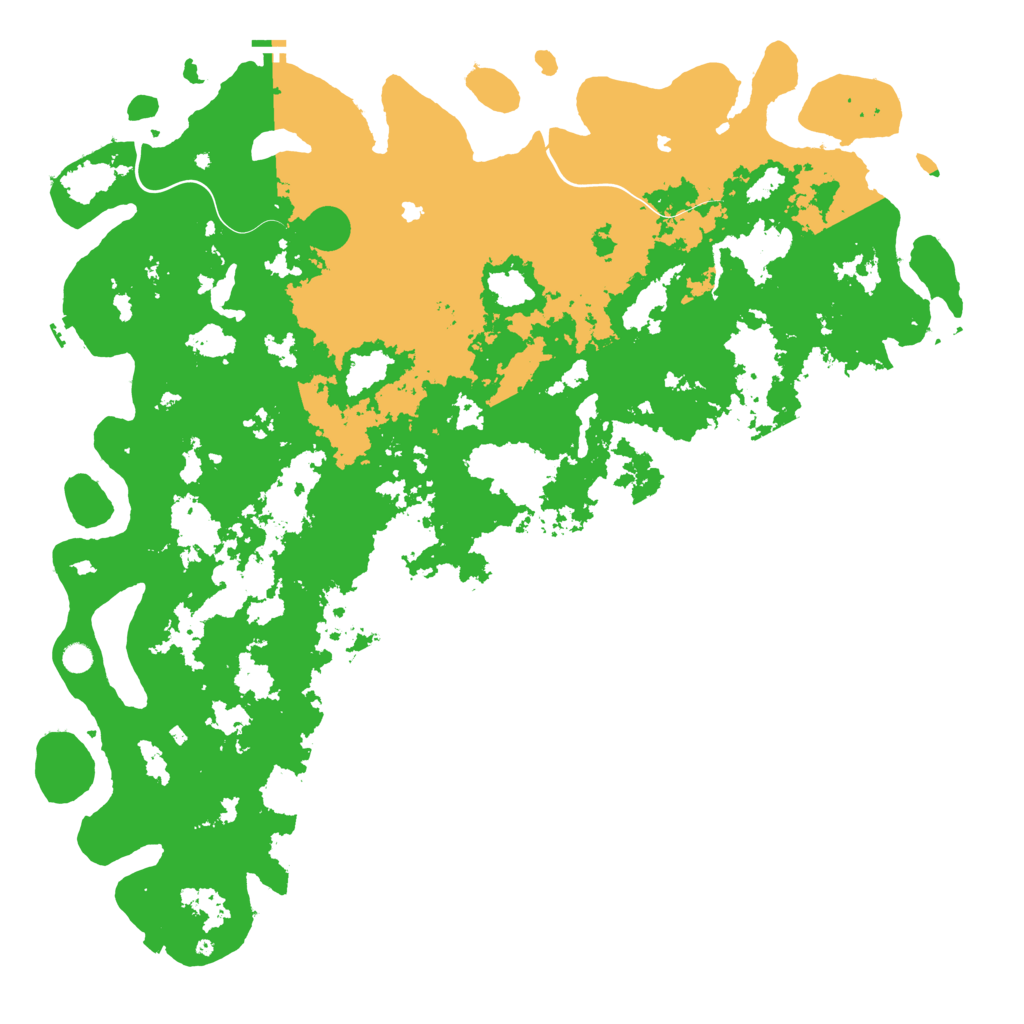 Biome Rust Map: Procedural Map, Size: 6000, Seed: 464627247