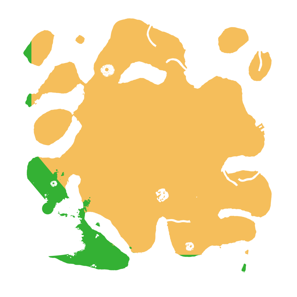 Biome Rust Map: Procedural Map, Size: 3500, Seed: 747266332