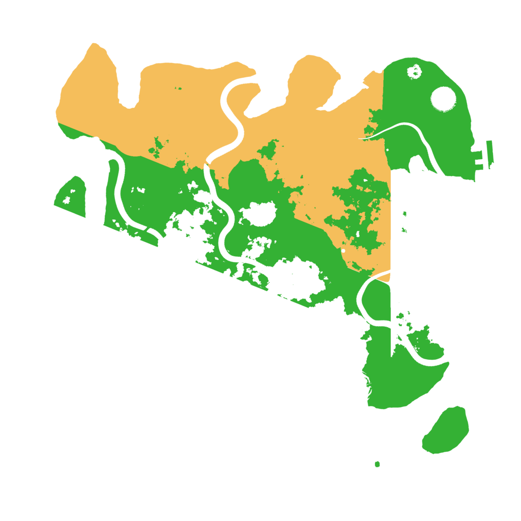 Biome Rust Map: Procedural Map, Size: 3700, Seed: 473885