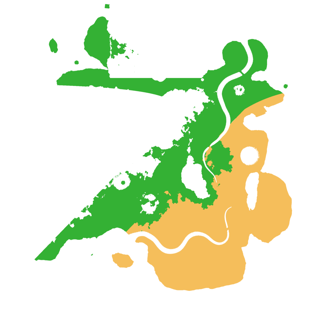 Biome Rust Map: Procedural Map, Size: 3000, Seed: 445155172