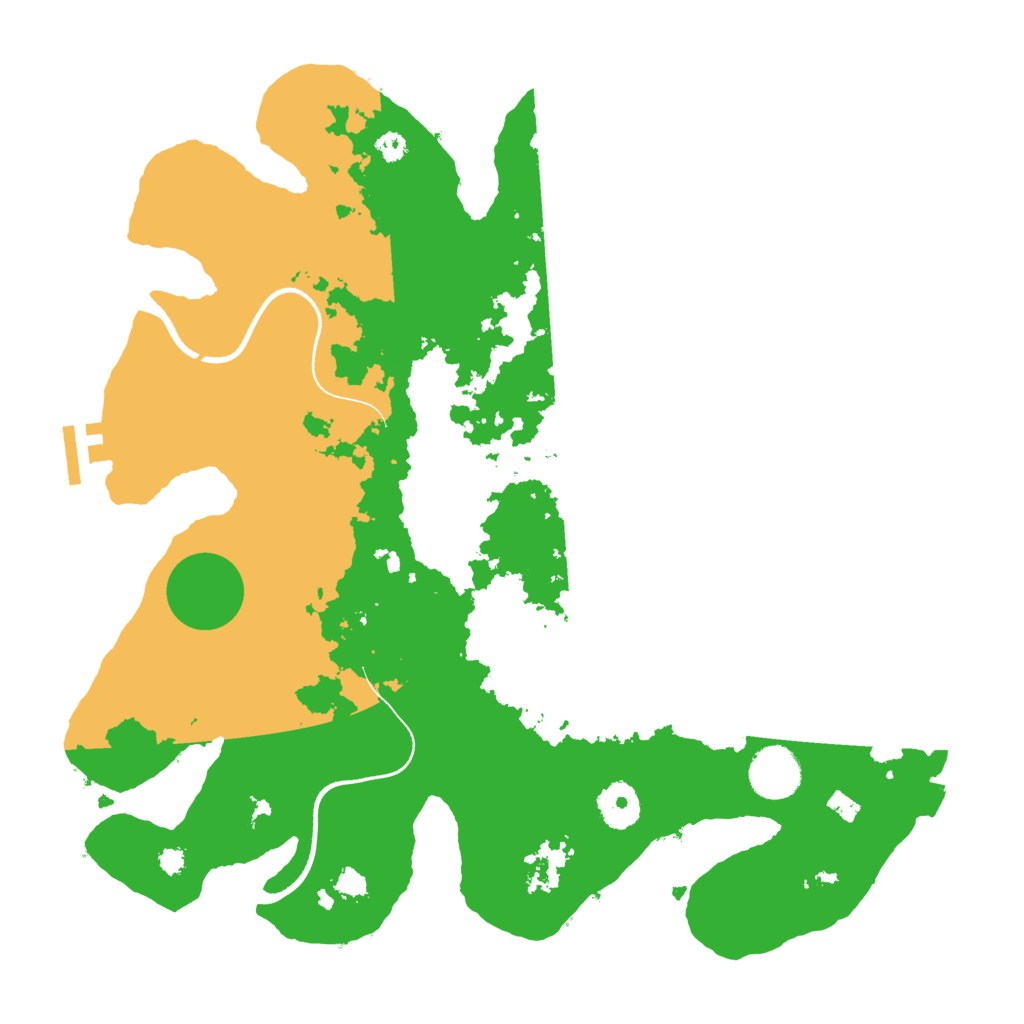 Biome Rust Map: Procedural Map, Size: 3500, Seed: 2506213