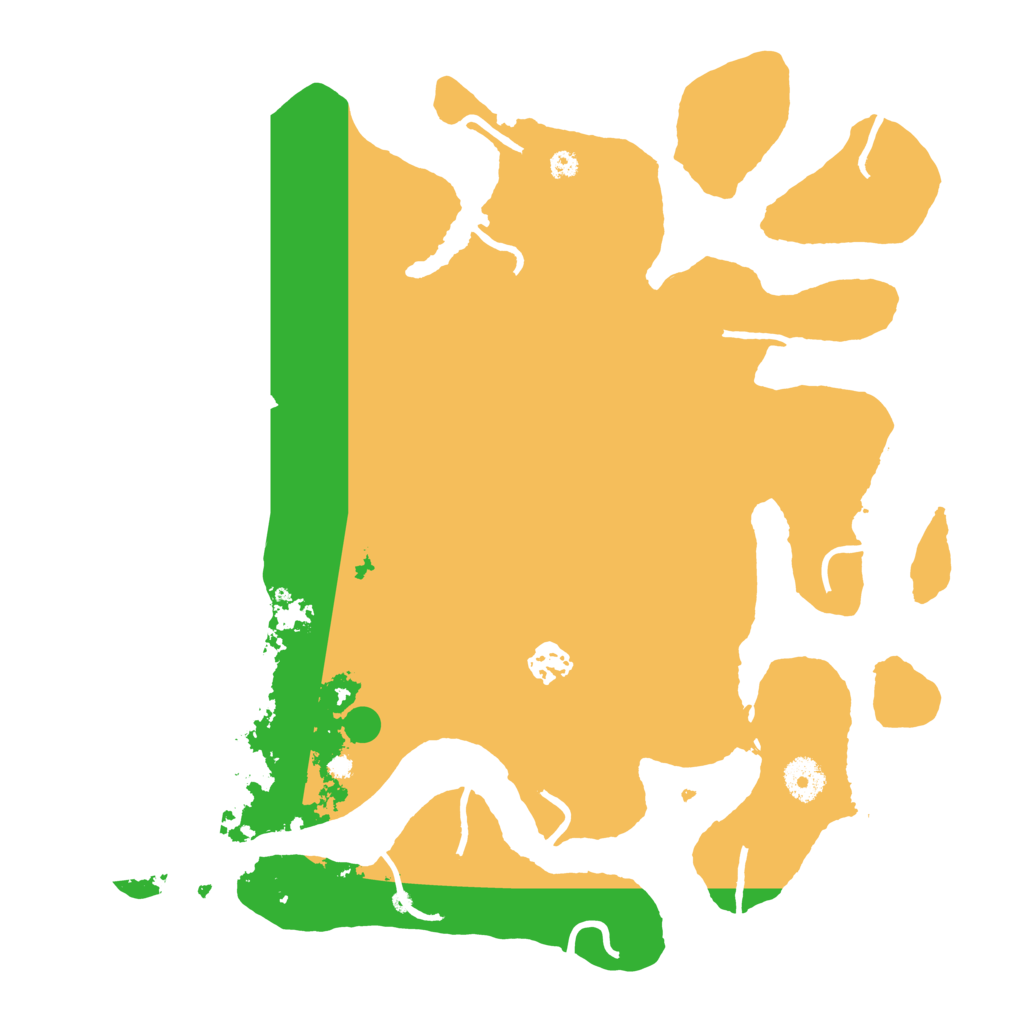 Biome Rust Map: Procedural Map, Size: 3700, Seed: 351904