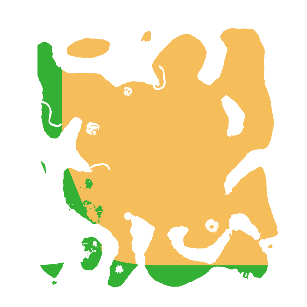 Biome Rust Map: Procedural Map, Size: 3500, Seed: 947614