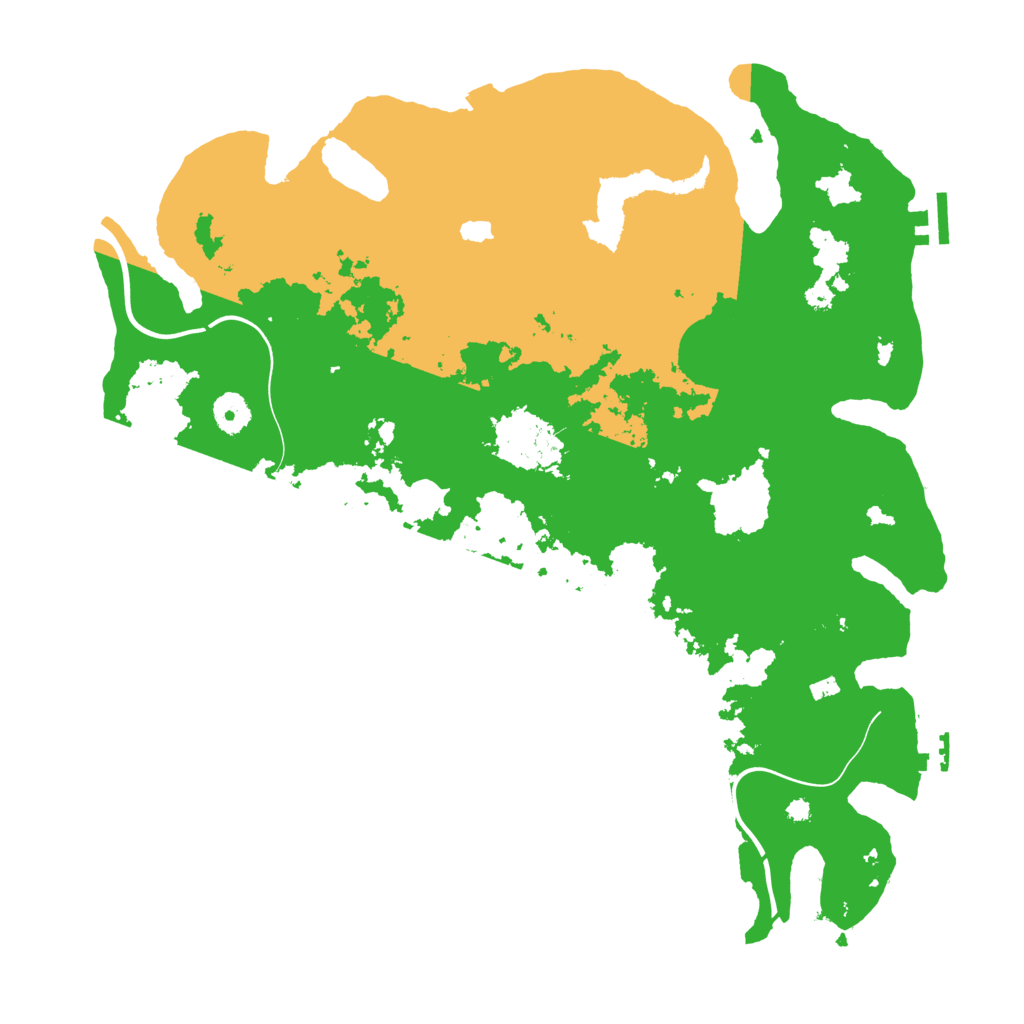 Biome Rust Map: Procedural Map, Size: 4000, Seed: 13372022