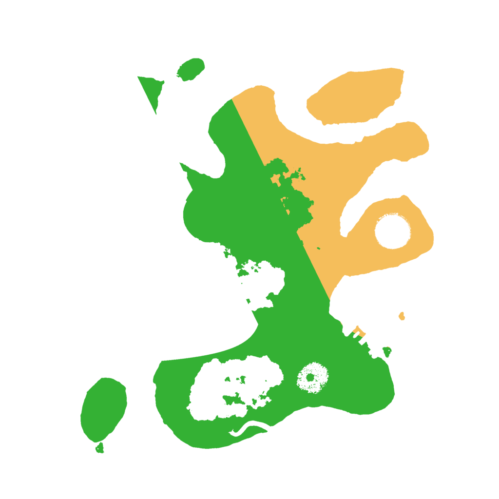 Biome Rust Map: Procedural Map, Size: 2500, Seed: 2026932044