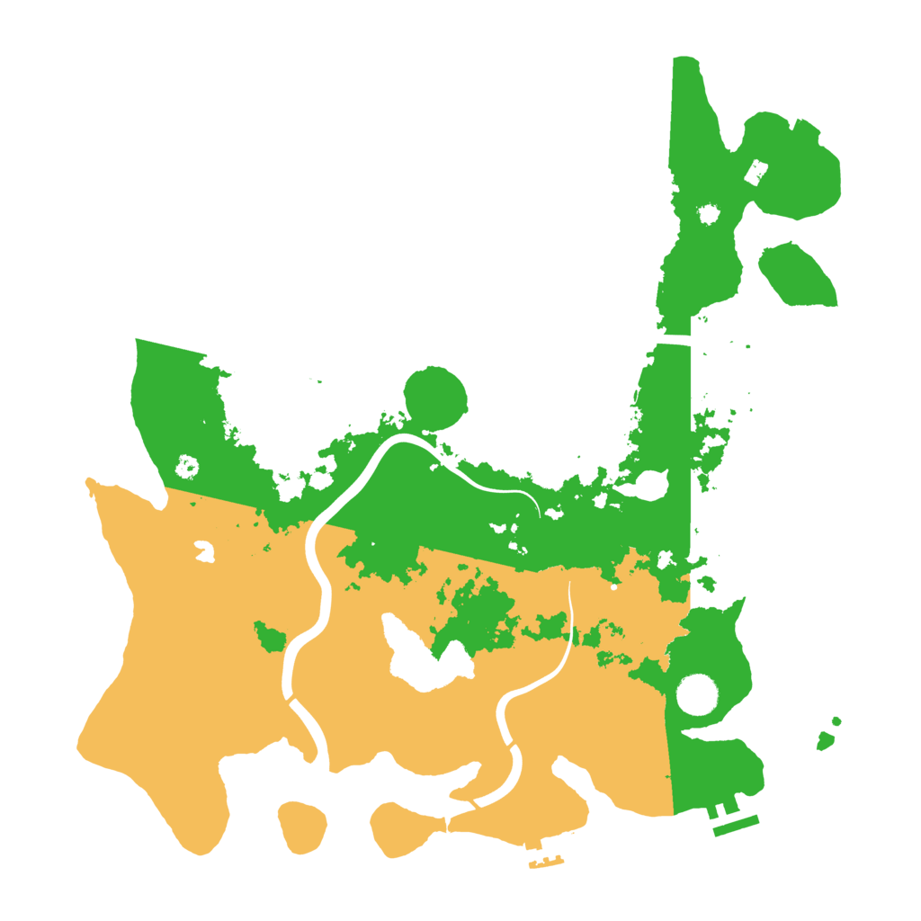 Biome Rust Map: Procedural Map, Size: 4000, Seed: 745785