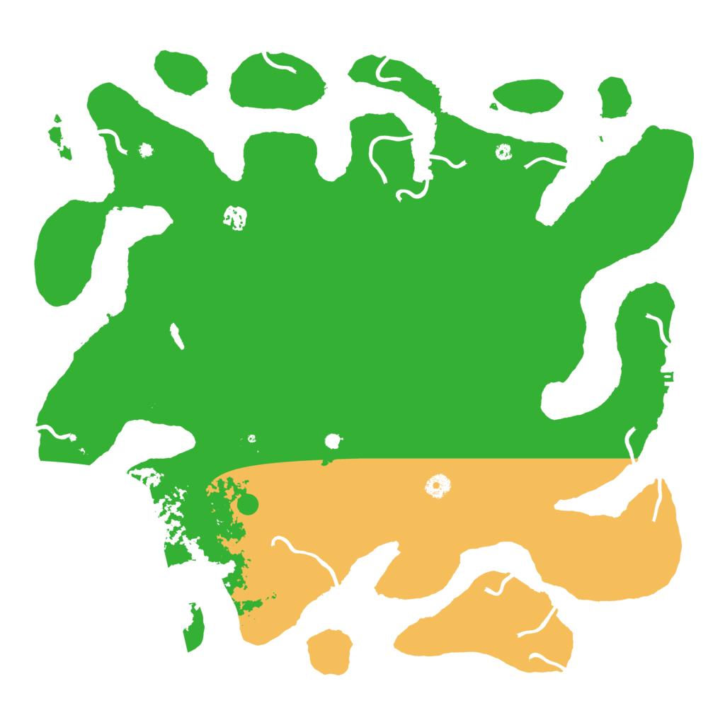 Biome Rust Map: Procedural Map, Size: 4500, Seed: 8799