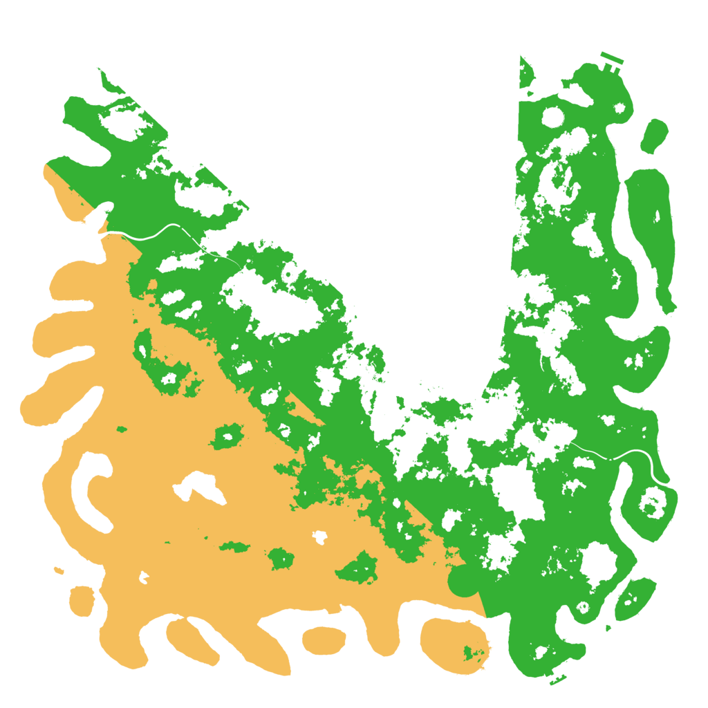 Biome Rust Map: Procedural Map, Size: 6000, Seed: 105173957