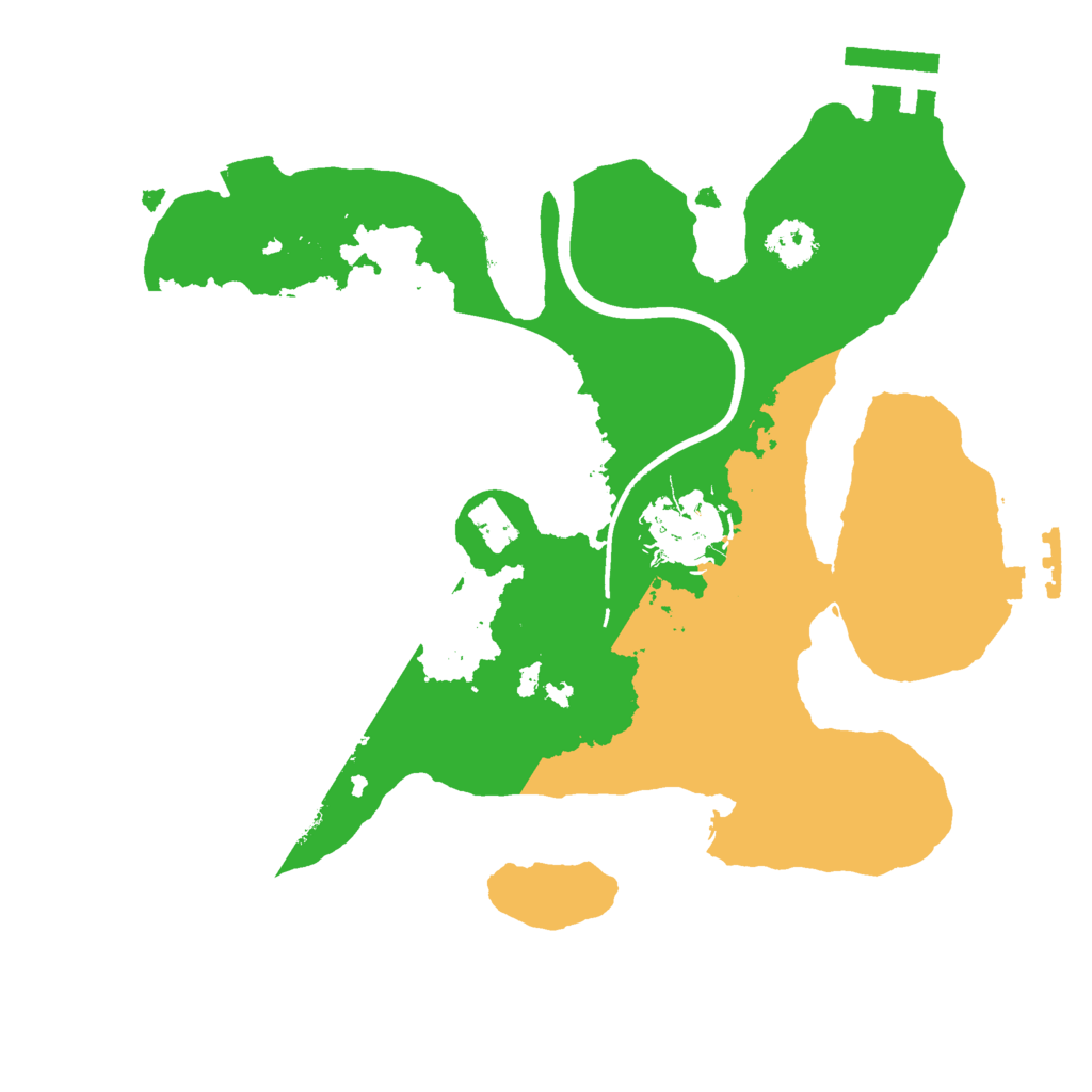 Biome Rust Map: Procedural Map, Size: 2350, Seed: 6425743