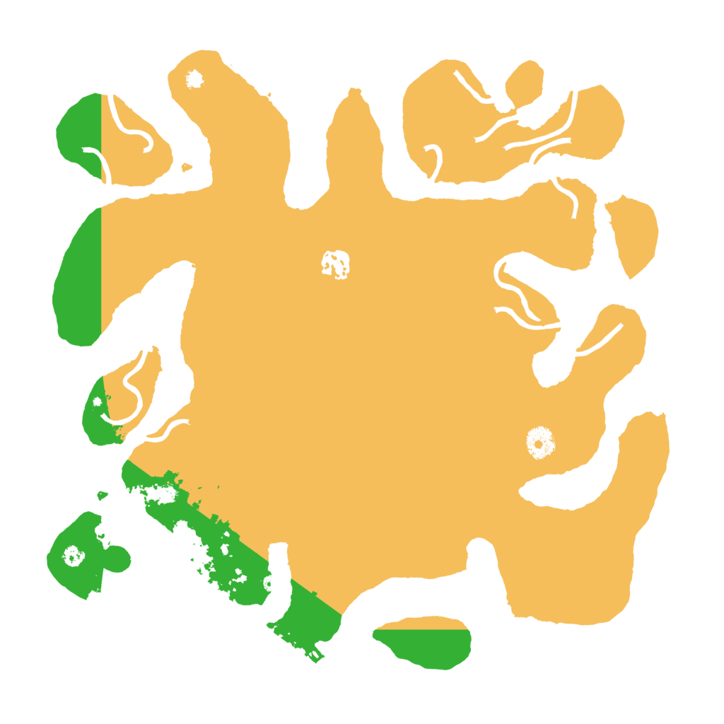 Biome Rust Map: Procedural Map, Size: 3600, Seed: 88333