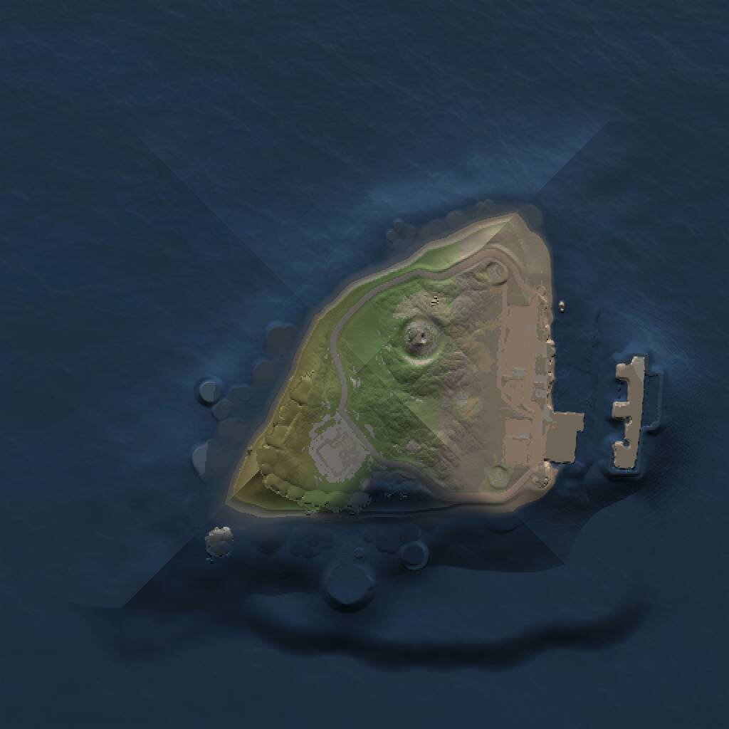 Rust Map: Procedural Map, Size: 1000, Seed: 730949303, 2 Monuments