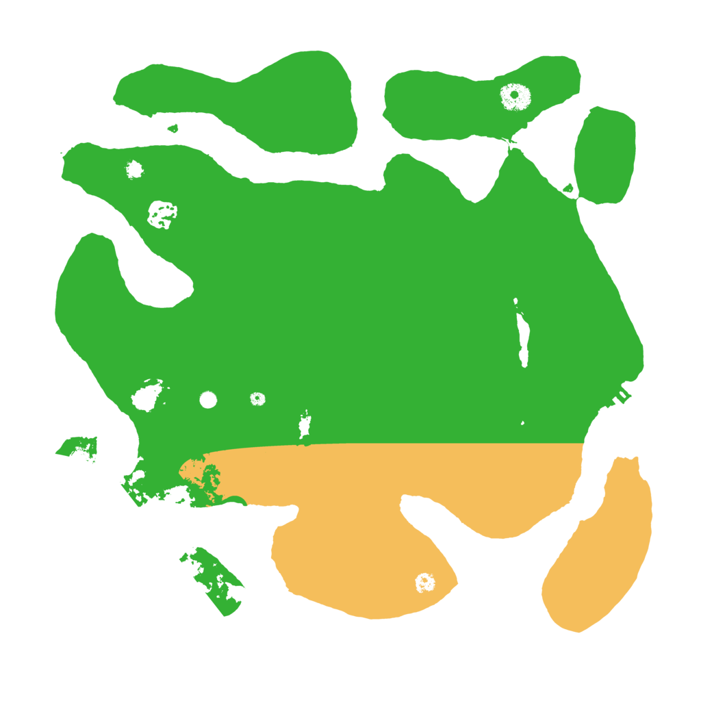 Biome Rust Map: Procedural Map, Size: 3600, Seed: 2021060323