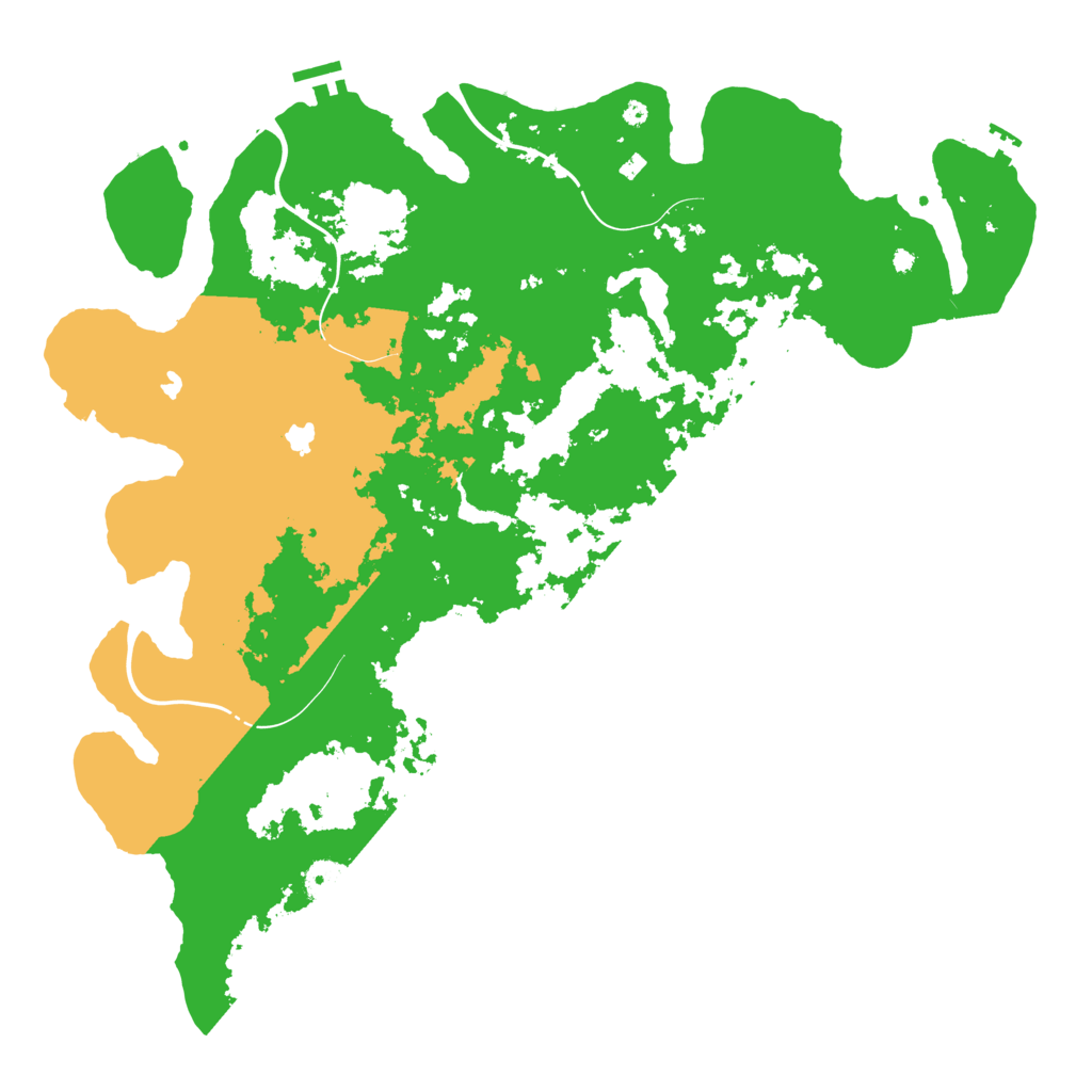 Biome Rust Map: Procedural Map, Size: 4500, Seed: 82506