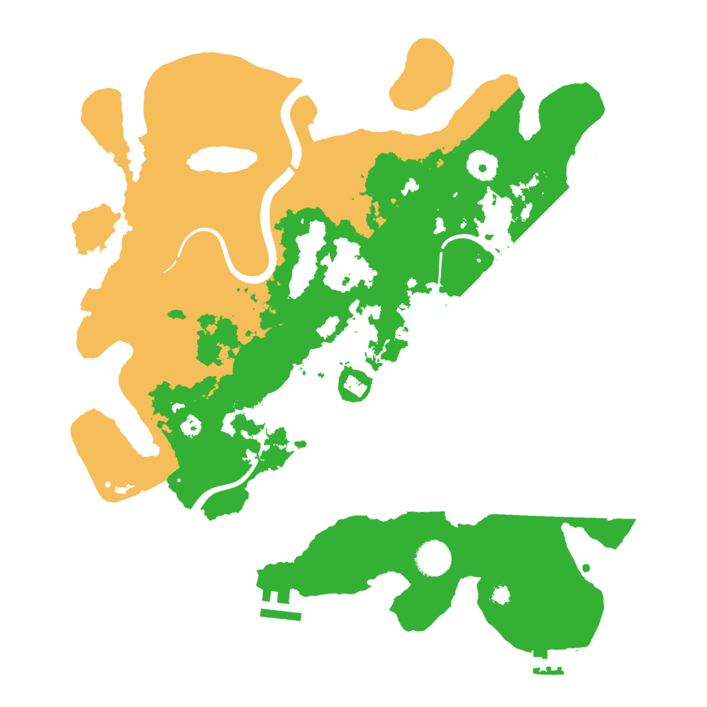 Biome Rust Map: Procedural Map, Size: 3500, Seed: 78329812