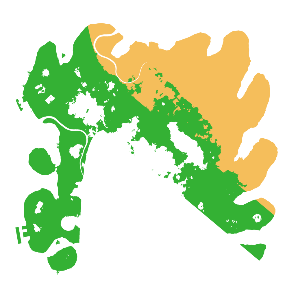 Biome Rust Map: Procedural Map, Size: 3600, Seed: 58218923