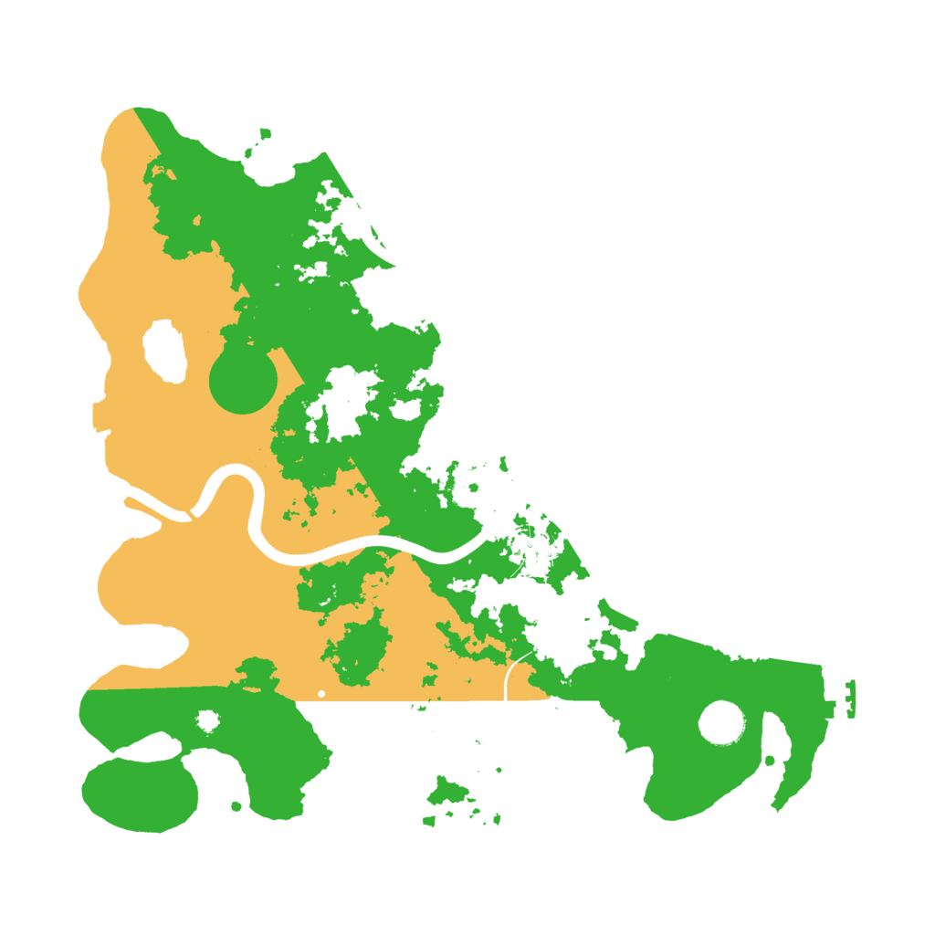 Biome Rust Map: Procedural Map, Size: 3700, Seed: 70754371