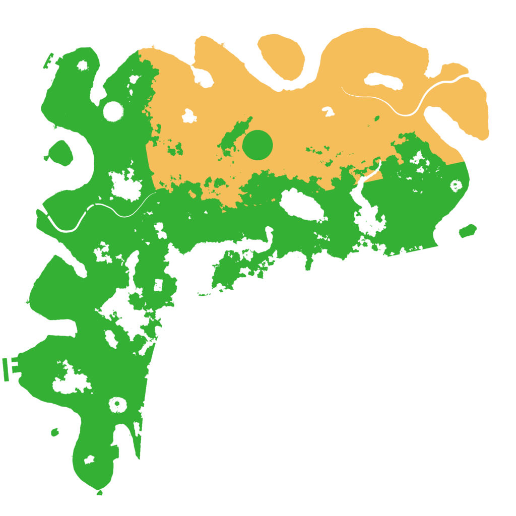 Biome Rust Map: Procedural Map, Size: 4500, Seed: 32506