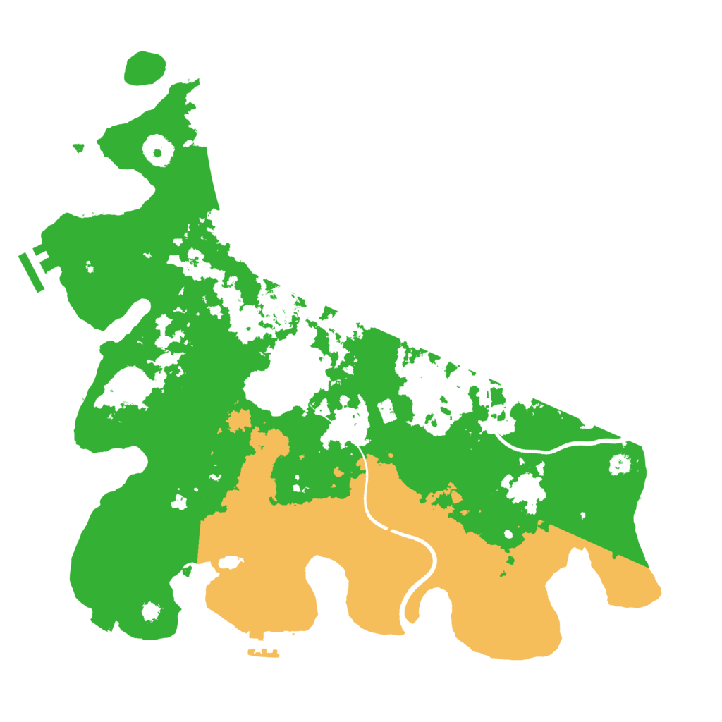 Biome Rust Map: Procedural Map, Size: 3500, Seed: 84146