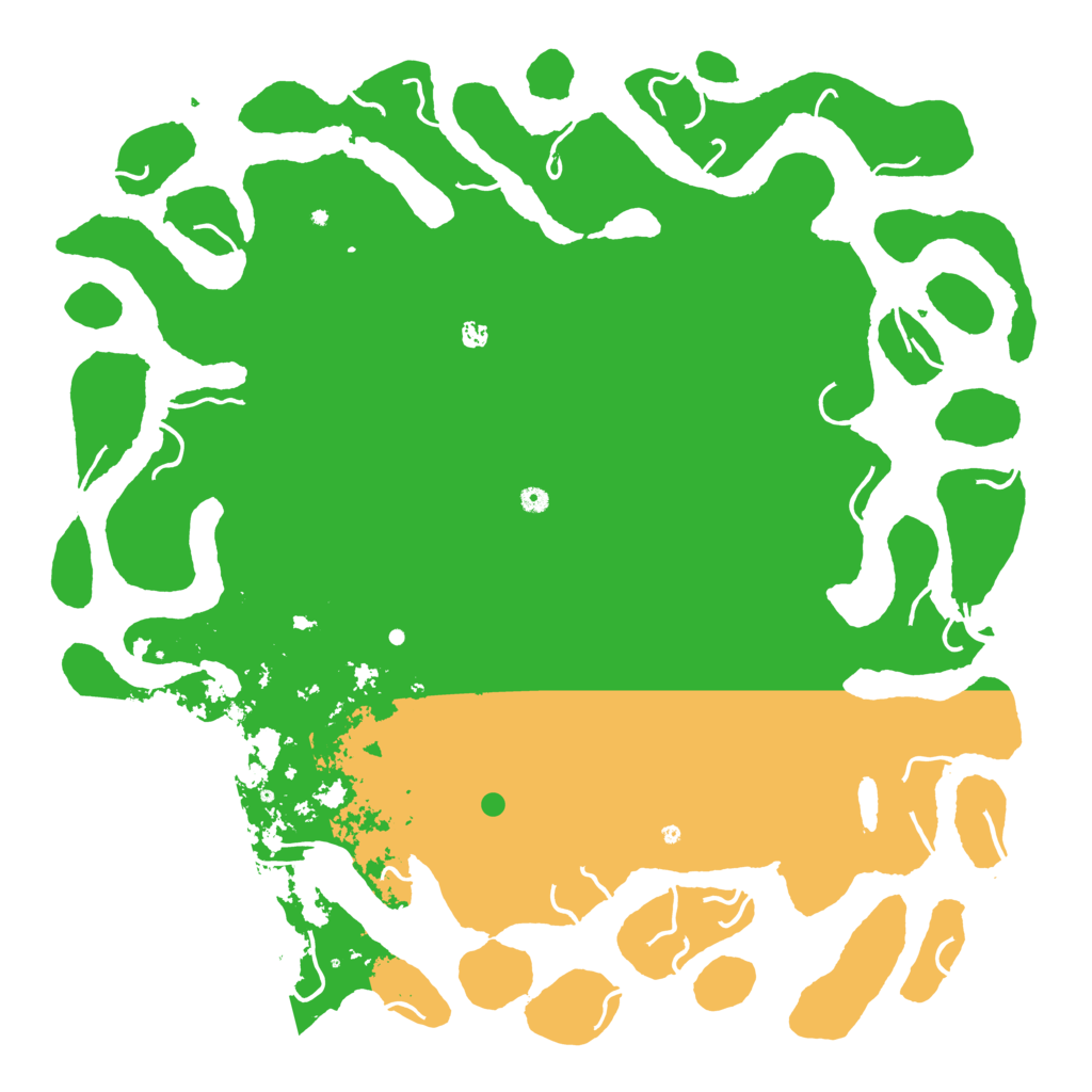 Biome Rust Map: Procedural Map, Size: 6000, Seed: 752372