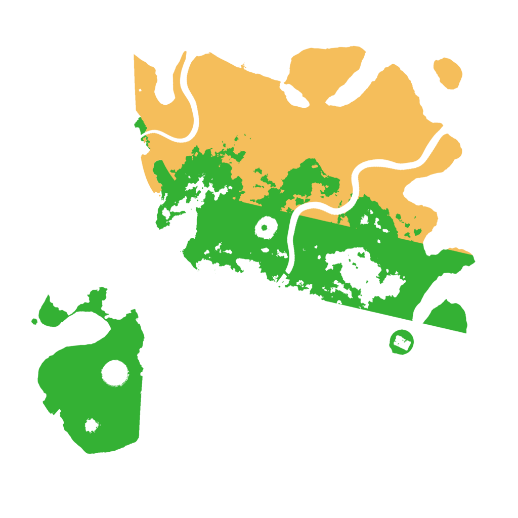 Biome Rust Map: Procedural Map, Size: 3500, Seed: 129468763