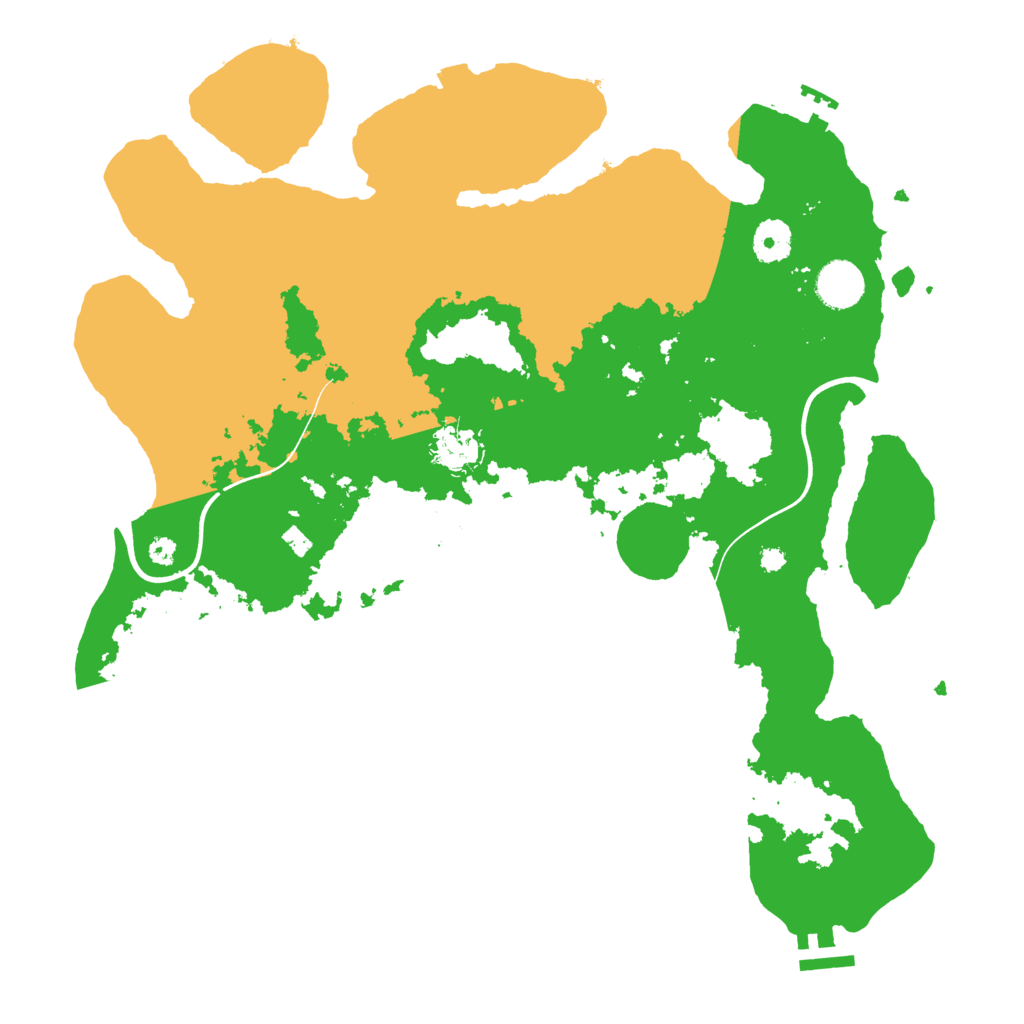 Biome Rust Map: Procedural Map, Size: 3750, Seed: 7685321
