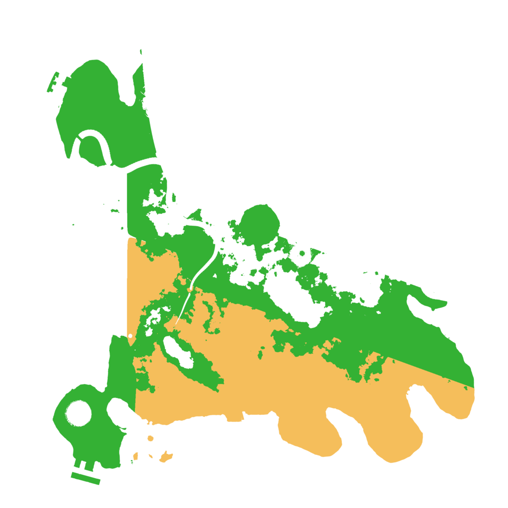 Biome Rust Map: Procedural Map, Size: 3500, Seed: 784657
