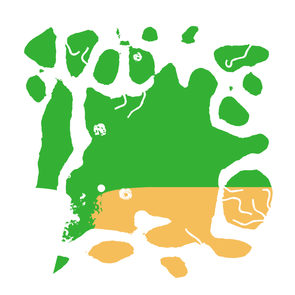 Biome Rust Map: Procedural Map, Size: 3500, Seed: 839790