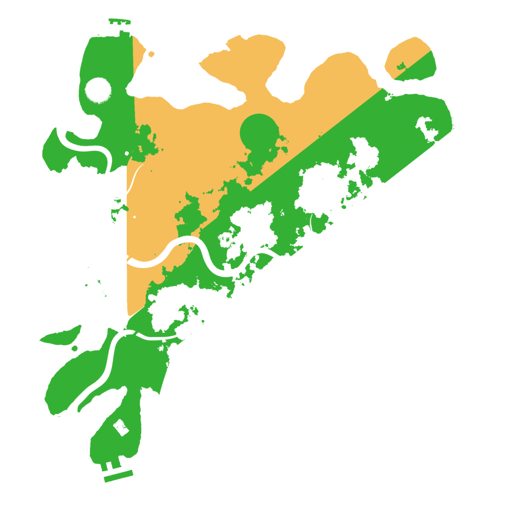 Biome Rust Map: Procedural Map, Size: 3500, Seed: 467330