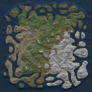 Thumbnail Rust Map: Procedural Map, Size: 6000, Seed: 4200, 16 Monuments
