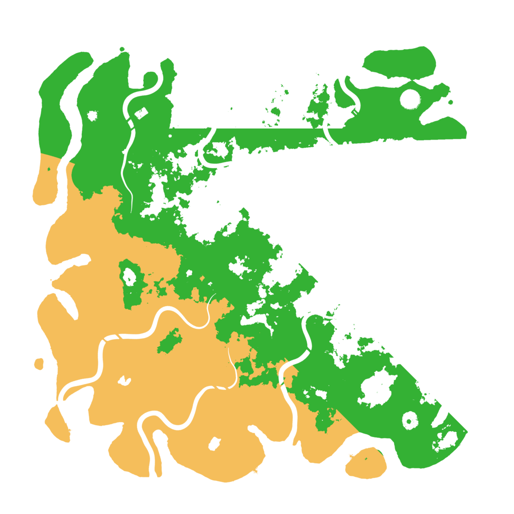 Biome Rust Map: Procedural Map, Size: 4500, Seed: 581885