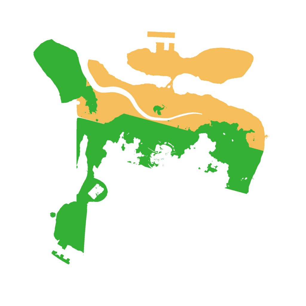 Biome Rust Map: Procedural Map, Size: 2250, Seed: 462615321